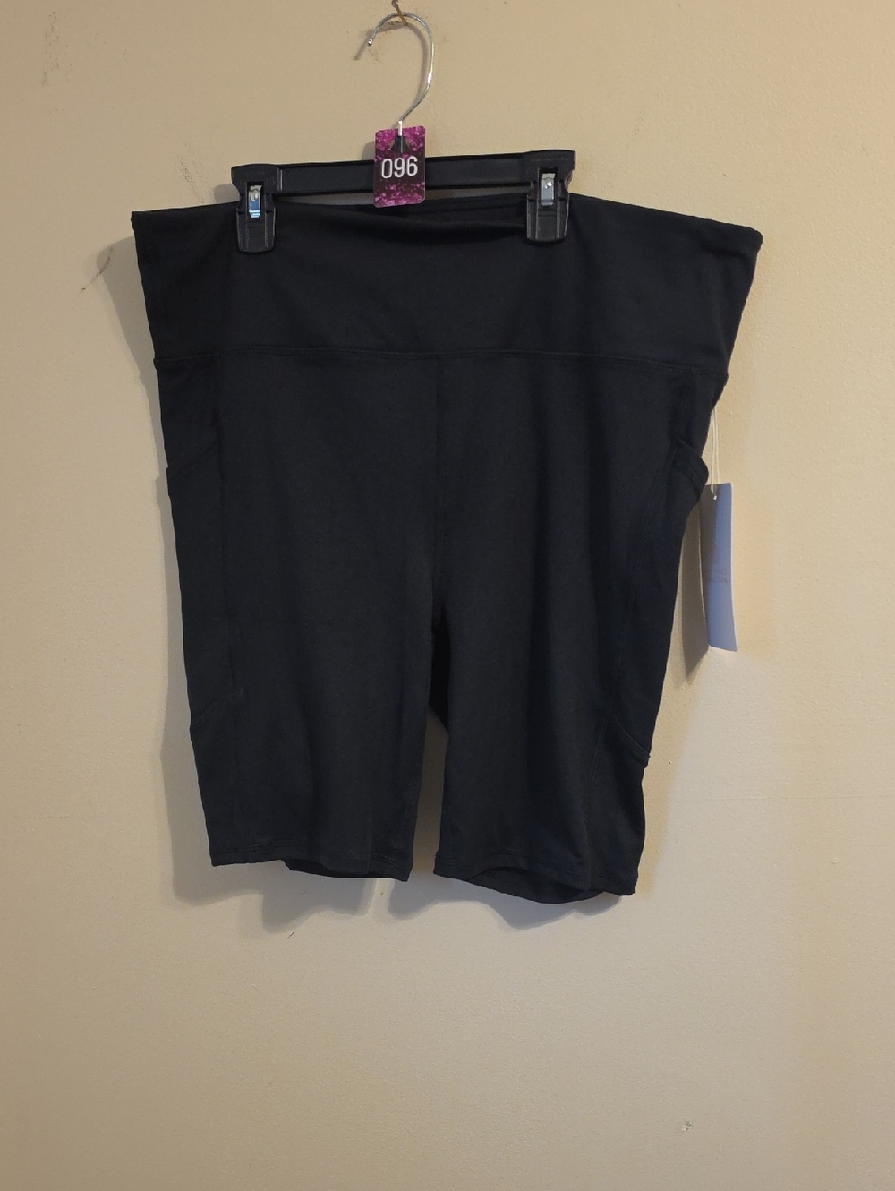 Balance Collection Black Biker Shorts. NWT